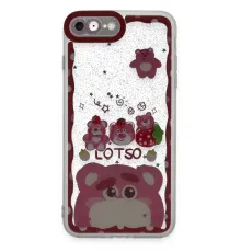Apple iPhone 7 Kılıf Sweet Desenli Silikon Kapak - Pembe