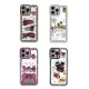 Apple iPhone 14 Pro Max Kılıf Sweet Desenli Silikon Kapak - Şeffaf
