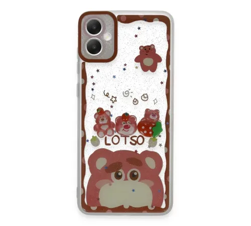 Samsung Galaxy A05 Kılıf Sweet Desenli Silikon Kapak - Pembe