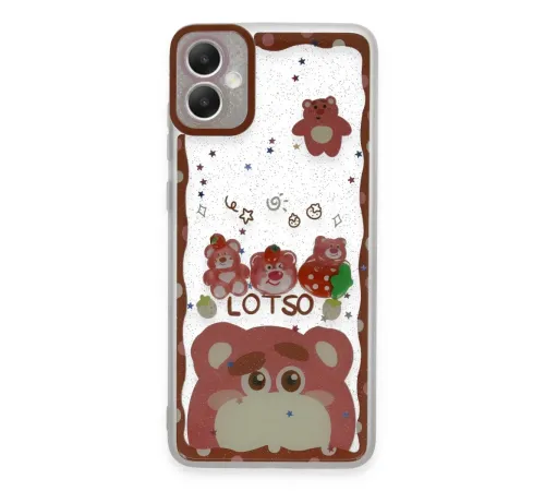 Samsung Galaxy A05 Kılıf Sweet Desenli Silikon Kapak - Pembe