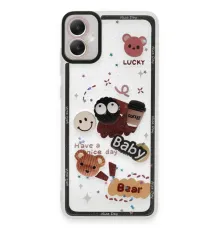 Samsung Galaxy A05 Kılıf Sweet Desenli Silikon Kapak - Sarı