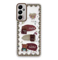 Samsung Galaxy A05S Kılıf Sweet Desenli Silikon Kapak - Şeffaf