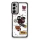 Samsung Galaxy A15 4G Kılıf Sweet Desenli Silikon Kapak - Sarı