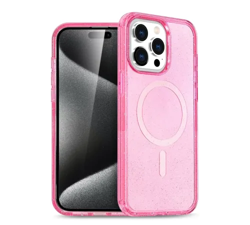 Apple iPhone 14 Pro Kılıf Star Magsafe Kapak - Pembe