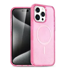 Apple iPhone 15 Pro Kılıf Star Magsafe Kapak - Pembe