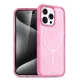 Apple iPhone 15 Pro Max Kılıf Star Magsafe Kapak - Pembe