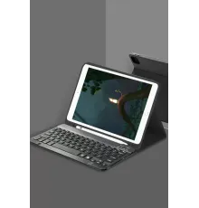 Samsung Galaxy X200 Tab A8 10.5 Kılıf KC01 Smart Klavyeli Tablet Kılıfı - Siyah