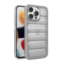 Apple iPhone 15 Pro Max Kılıf Airmax Silikon Kapak - Titan Gri
