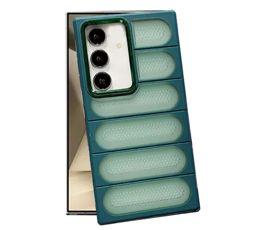 Samsung Galaxy S24 Plus Kılıf Airmax Silikon Kapak - Koyu Yeşil