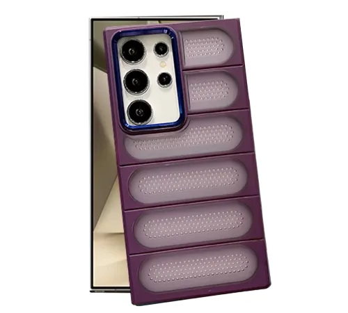 Samsung Galaxy S24 Ultra Kılıf Airmax Silikon Kapak - Derin Mor