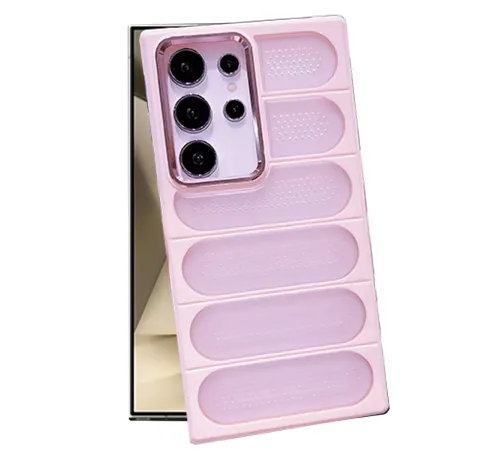 Samsung Galaxy S24 Ultra Kılıf Airmax Silikon Kapak - Pembe