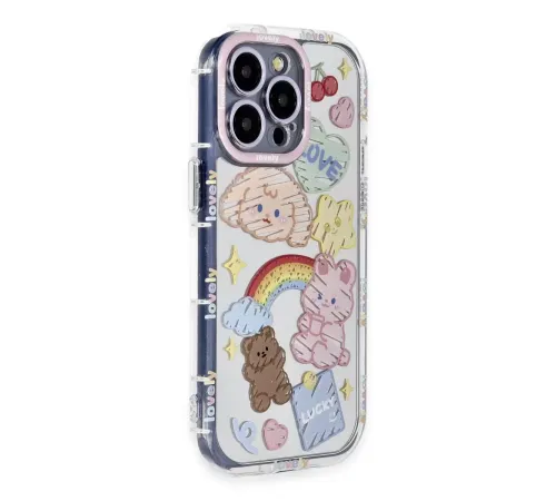 Apple iPhone 14 Pro Kılıf Reflexion Desenli Kapak - Desen 4