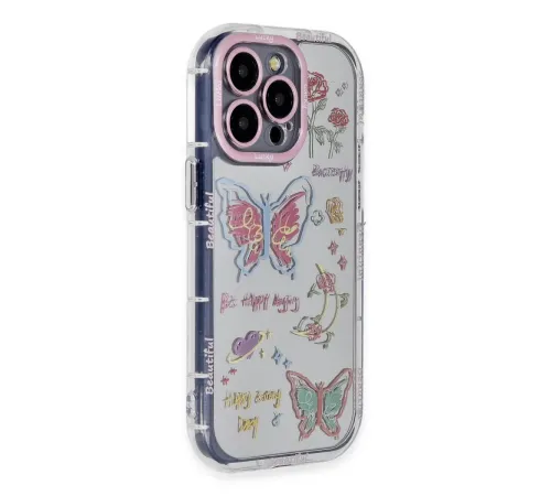 Apple iPhone 14 Pro Max Kılıf Reflexion Desenli Kapak - Desen 8