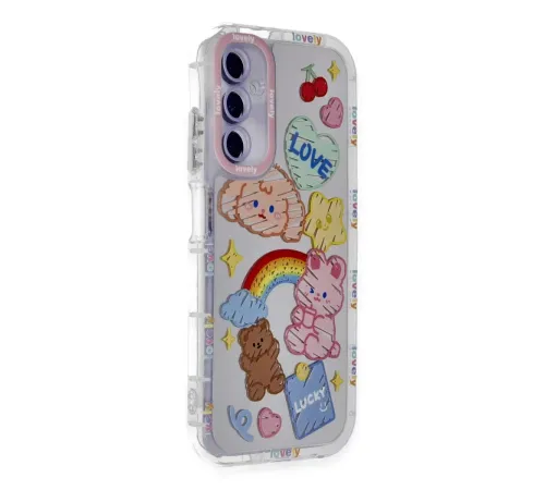 Samsung Galaxy A25 5G Kılıf Reflexion Desenli Kapak - Desen 4