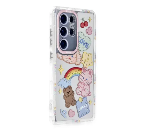 Samsung Galaxy S24 Ultra Kılıf Reflexion Desenli Kapak - Desen 4