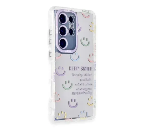 Samsung Galaxy S23 Ultra Kılıf Reflexion Desenli Kapak - Desen 2