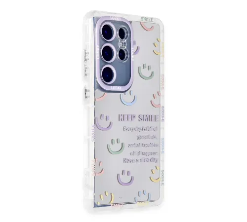 Samsung Galaxy S23 Ultra Kılıf Reflexion Desenli Kapak - Desen 2