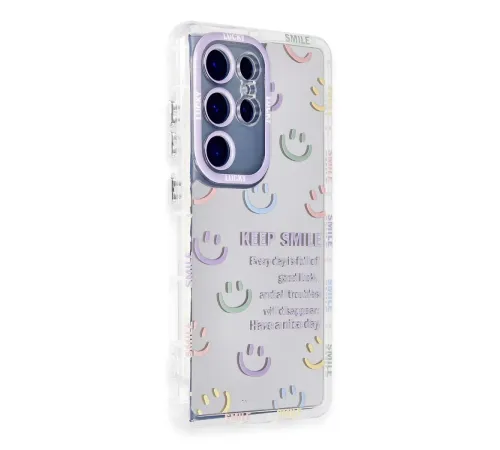 Samsung Galaxy S23 Ultra Kılıf Reflexion Desenli Kapak - Desen 2