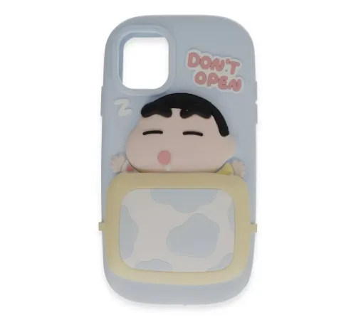 Apple iPhone 12 Kılıf Poky Karakter Silikon Kapak - Desen 3