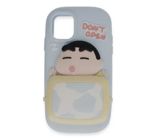Apple iPhone 12 Kılıf Poky Karakter Silikon Kapak - Desen 3