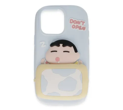 Apple iPhone 15 Pro Kılıf Poky Karakter Silikon Kapak - Desen 3