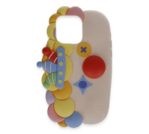 Apple iPhone 15 Pro Kılıf Poky Karakter Silikon Kapak - Desen 7