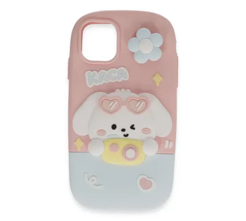 Apple iPhone 15 Pro Kılıf Poky Karakter Silikon Kapak - Desen 13