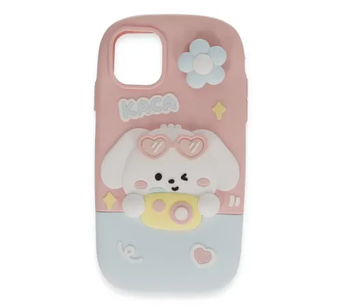 Apple iPhone 15 Pro Max Kılıf Poky Karakter Silikon Kapak - Desen 13