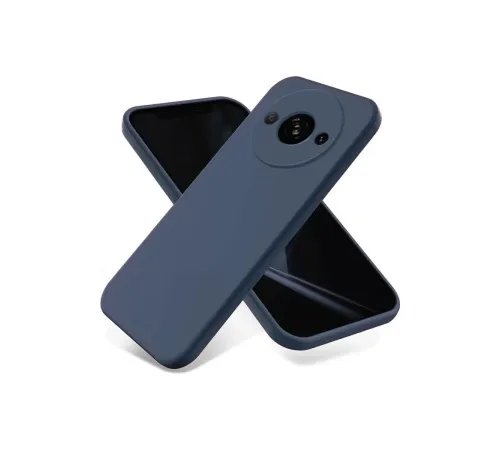 Xiaomi Redmi A3 4G Kılıf First Silikon - Lacivert