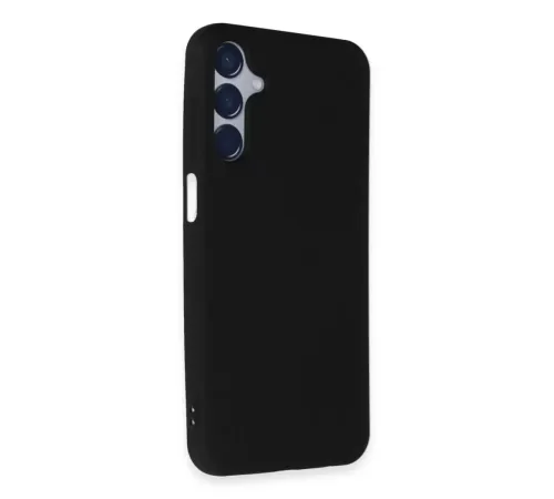 Samsung Galaxy M15 Kılıf First Silikon - Siyah