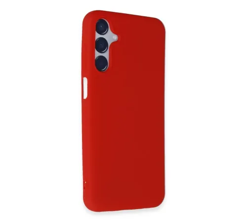 Samsung Galaxy M15 Kılıf First Silikon - Kırmızı