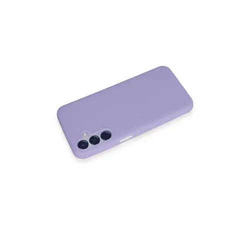 Samsung Galaxy M15 Kılıf First Silikon - Lila
