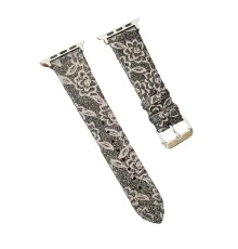 Apple Watch 38mm Creeper Desenli Kordon - Kahverengi