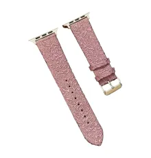 Apple Watch 42mm Creeper Desenli Kordon - Rose Gold