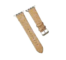 Apple Watch 42mm Creeper Desenli Kordon - Gold