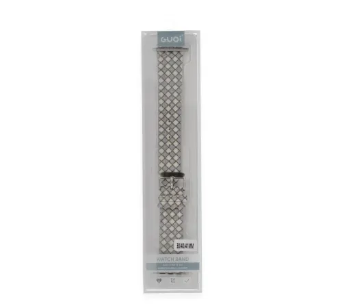 Apple Watch 38mm Karo Motif Kordon - Lila