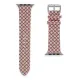 Apple Watch 42mm Karo Motif Kordon - Pembe