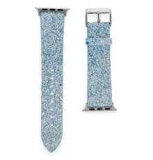 Apple Watch 42mm Starry Taşlı Kordon - Turkuaz