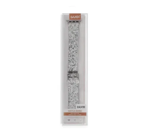 Apple Watch 42mm Starry Taşlı Kordon - Gümüş