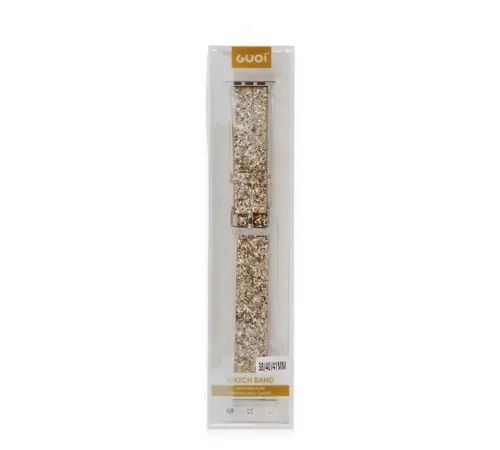 Apple Watch 42mm Starry Taşlı Kordon - Gold