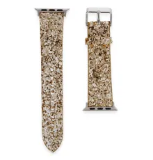 Apple Watch 42mm Starry Taşlı Kordon - Gold