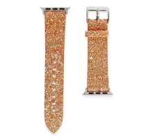Apple Watch 38mm Starry Taşlı Kordon - Pudra