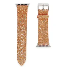 Apple Watch 38mm Starry Taşlı Kordon - Pudra
