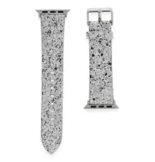Apple Watch 38mm Starry Taşlı Kordon - Gümüş