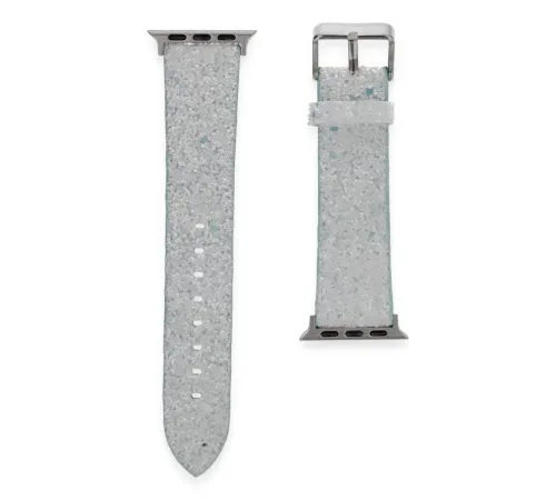 Apple Watch 38mm Starry Taşlı Kordon - Mavi