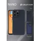 A38 Kılıf Nano içi Kadife Silikon - Siyah