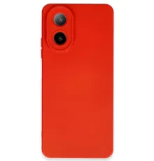 A38 Kılıf Nano içi Kadife Silikon - Kırmızı