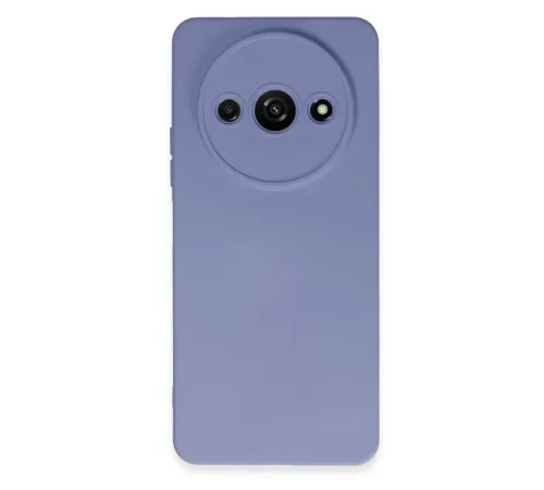 Xiaomi Redmi A3 4G Kılıf Nano içi Kadife Silikon - Lila