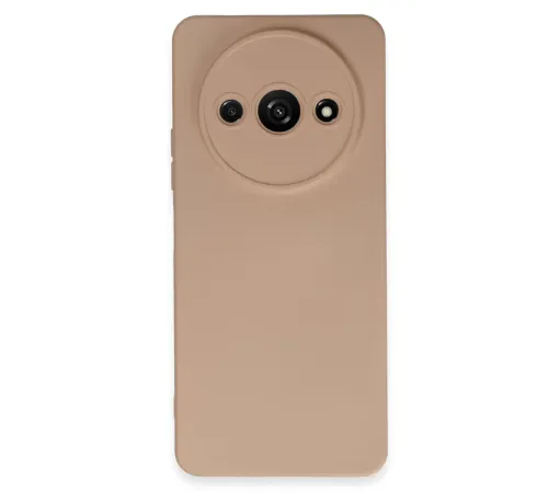 Xiaomi Redmi A3 4G Kılıf Nano içi Kadife Silikon - Pudra