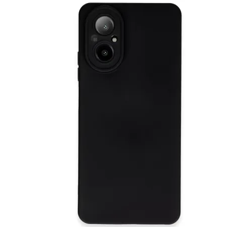 Realme 12 Lite Kılıf Nano içi Kadife Silikon - Siyah